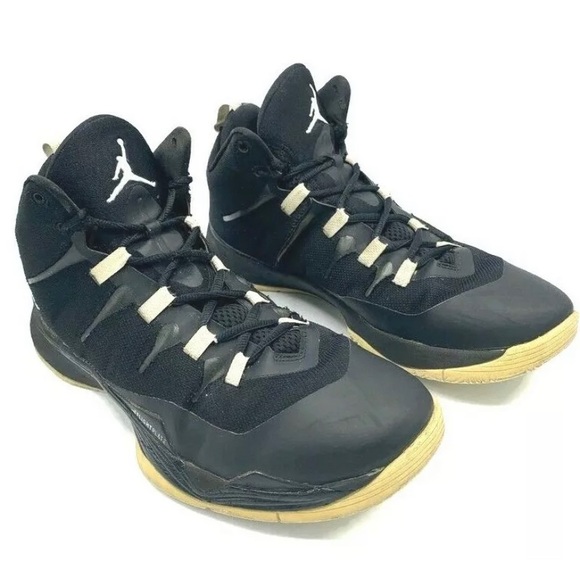 Nike Jordan Flightplate Black Basketball Trainers - Picture 3 of 12